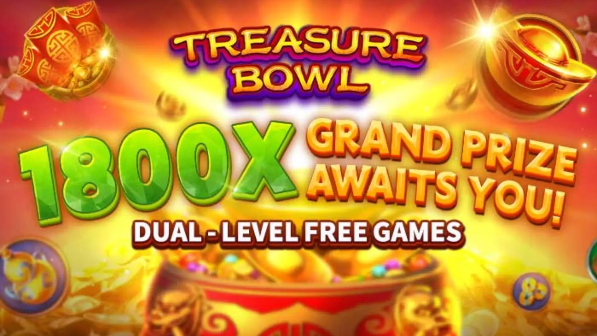Multiplicadores Treasure Bowl 5500bet - 7777x Máximo com Tigela Dourada
